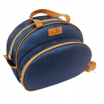 Bolsa Maternidade Clássica Azul Acetinado